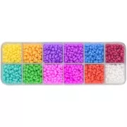 Assortiment de perles Farfalle Preciosa Ornela 6.5x3.2 mm - Terra Dyed x200g