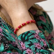 Assortiment de perles Farfalle Preciosa Ornela 6.5x3.2 mm - Terra Dyed x200g