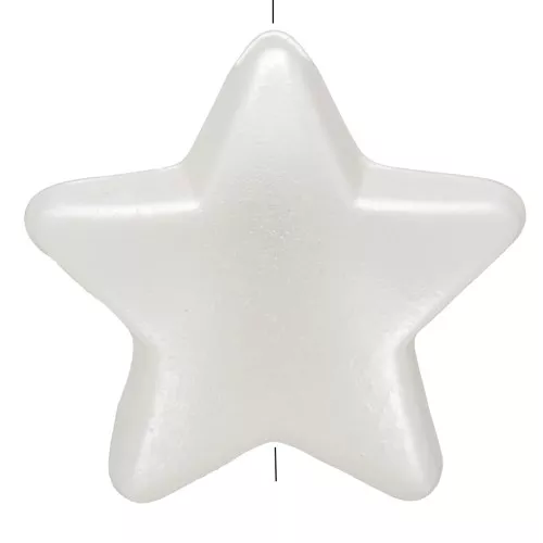 Perles étoiles 11 mm imitation perle d'eau douce - Blanc nacré x15