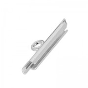 Embout pour tissage de perles rocailles & Delica Miyuki 15 mm rhodié x1|raw }}