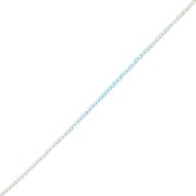 Perles rondes facettées 3 mm - Tie and dye - Vert clair - Bleu - Crystal x35cm|raw }}