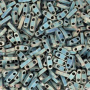 Miyuki Quarter Tila Beads 5x1.2x1.9 mm QTL-2008 - Mat Metallic Patina Iris x10g|raw }}