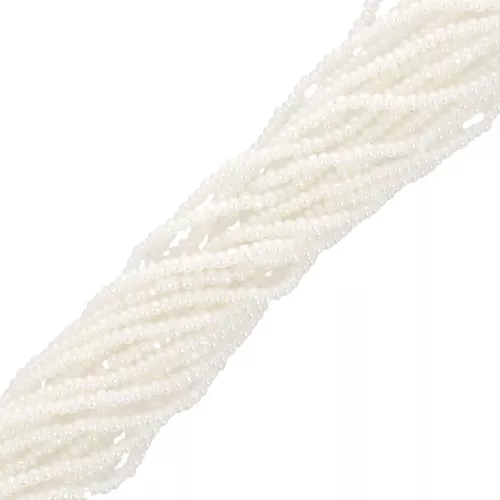 Charlottes Preciosa 11/0 - Opaque White AB x20g