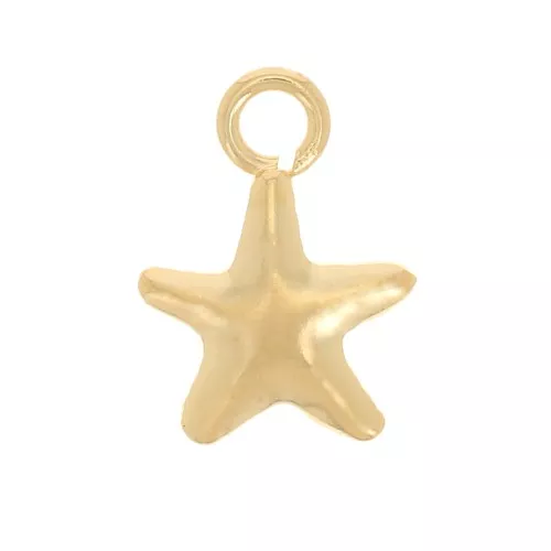 Mini breloque étoile 8x5.5 mm - Gold filled (or laminé) x1