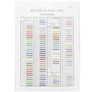 Nuancier Miyuki Rocailles 15/0 (n°SP-112/1-3) - Planches 1 - 2 et 3