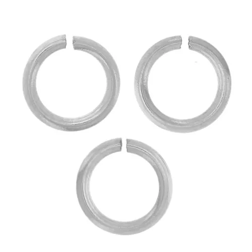 Anneaux ouverts 4x0.6 mm - Acier inoxydable 316L x50