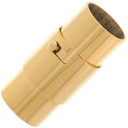 Fermoir aimanté pour cordon 8 mm - Acier inoxydable 304 Doré x1