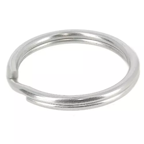 Porte clés anneaux 25 mm à personnaliser - Acier inoxydable 304 x100