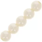 Perles nacrées Aurora 5810 2 mm - Crystal Cream Pearl x20