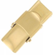 Fermoir pour lacet 8 mm - Acier inoxydable 304 Doré x1