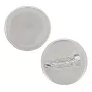 Support de broche pour cabochon 20 mm - Acier inoxydable 304 x1