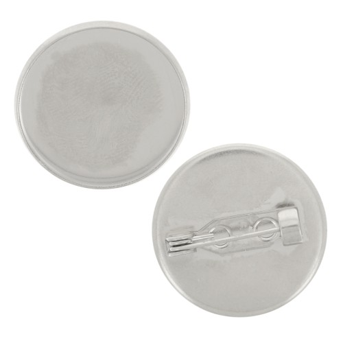 Support de broche pour cabochon 20 mm - Acier inoxydable 304 x1