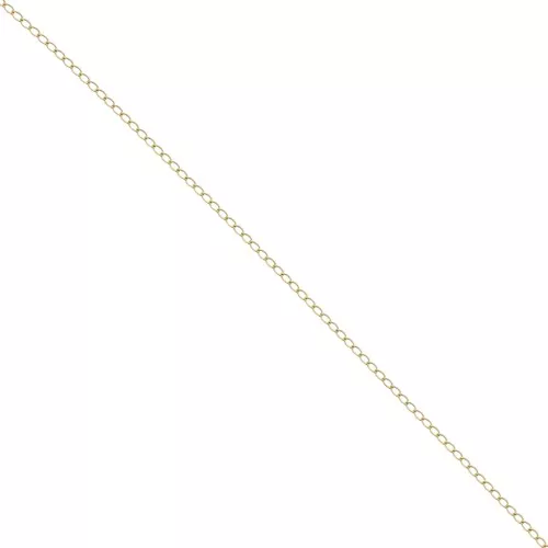 Chaîne maille Rombo 1.3 mm - Acier inoxydable 316L Doré x50cm