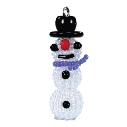 Kit mascotte Miyuki Noël - Bonhomme de neige x1