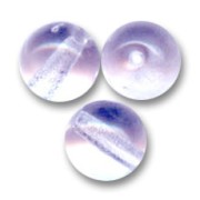 Perles en verre tchèque rondes 12 mm Violine  x5|raw }}
