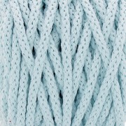 Bobine de cordon en coton pour macramé Cotton Air 5 mm - Celeste x50m
