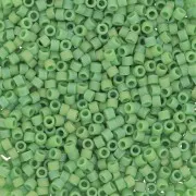Miyuki Delica 11/0 DB0877 - Opaque Green Mat AB - x100g