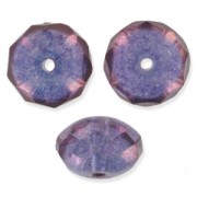 Donuts 9x6 mm Crystal Lila Vega Luster x25|raw }}