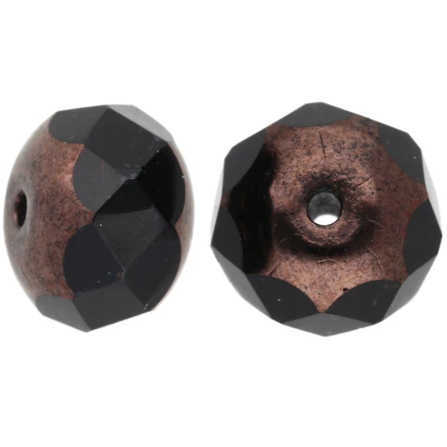 Donuts 8.5x6 mm Jet Bronze x25