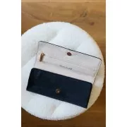 Pochette à bijoux Catherine en velours 25x19.5 cm - Maison Scarlett - Noir x1