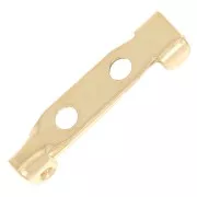 Supports de broche 19 mm - Doré à l'or fin x50