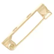Supports de broche 19 mm - Doré à l'or fin x50