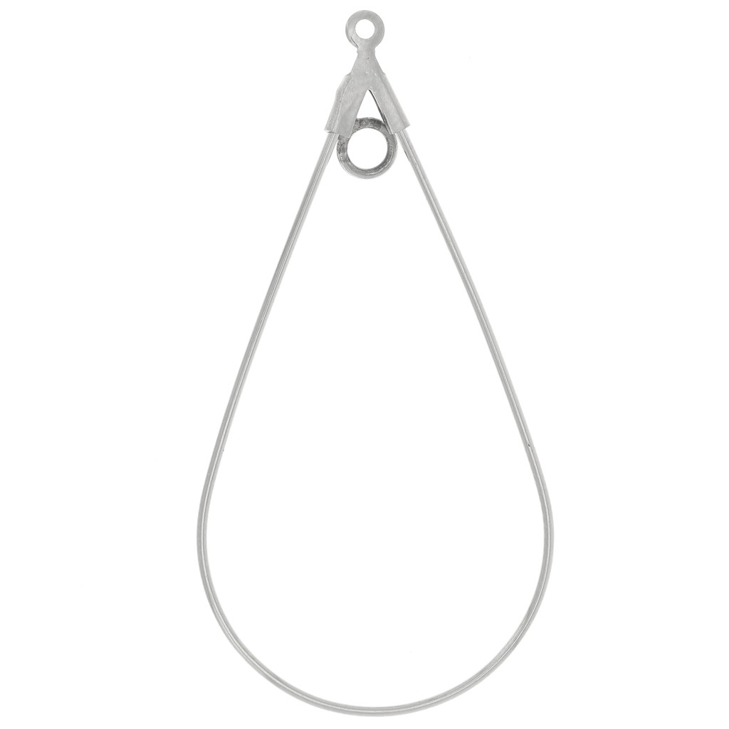 Lot De 10 Supports Pour Boucles D'oreilles En Acier Inoxydable 316 - Bille Et Anneau
