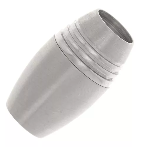 Fermoir aimanté 18 mm pour cordon 6 mm - Acier inoxydable 316L x1