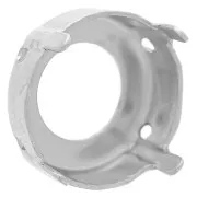 Serti griffe pour cabochon PureCrystal 1122 14 mm - Rhodié x1