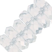 Rondelles facettées 14x5 mm Crystal x10|raw }}