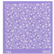 Silk Screen VeroS pour pâte polymère 90x90 mm - Motif champêtre n°194 x1