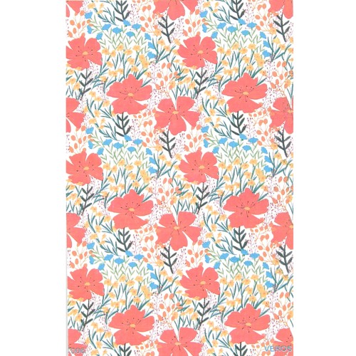 Feuille de transfert VeroS 13.5x9 cm - papier soluble pour pâte polymère - N°006 x1