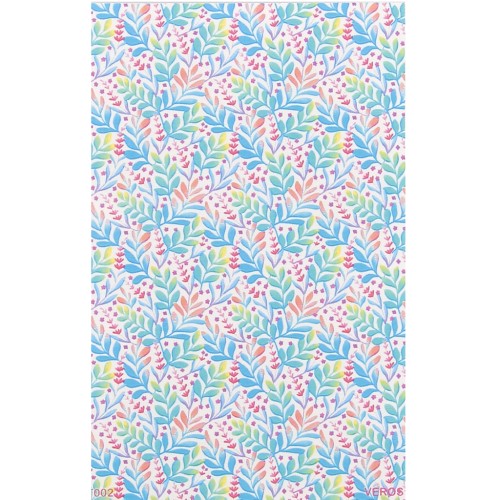 Feuille de transfert VeroS 13.5x9 cm - papier soluble pour pâte polymère - N°002 x1
