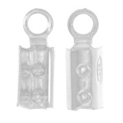 Pinces lacet pour cordon 2 mm - Fabrication européenne - Argent 925 x30|raw }}