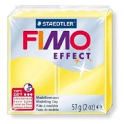 Pâte Fimo Effect 57gr Jaune translucide (n°104)