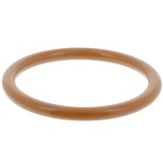 Bracelet jonc en acrylique opaque 64 mm - Camel x1