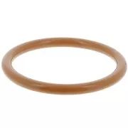 Bracelet jonc en acrylique opaque 64 mm - Camel x1