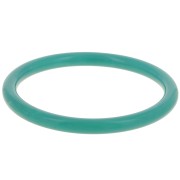 Bracelet jonc en acrylique transparent 64 mm - Marbré Bleu pétrole x1|raw }}