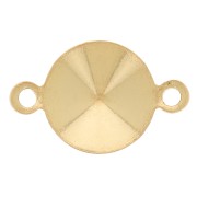 Serti intercalaire à coller pour cabochon PureCrystal Rivoli 1122 8 mm - Doré x1|raw }}