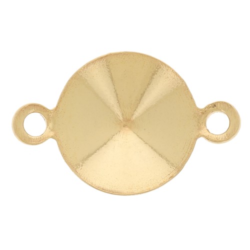 Serti intercalaire à coller pour cabochon PureCrystal Rivoli 1122 8 mm - Doré x1