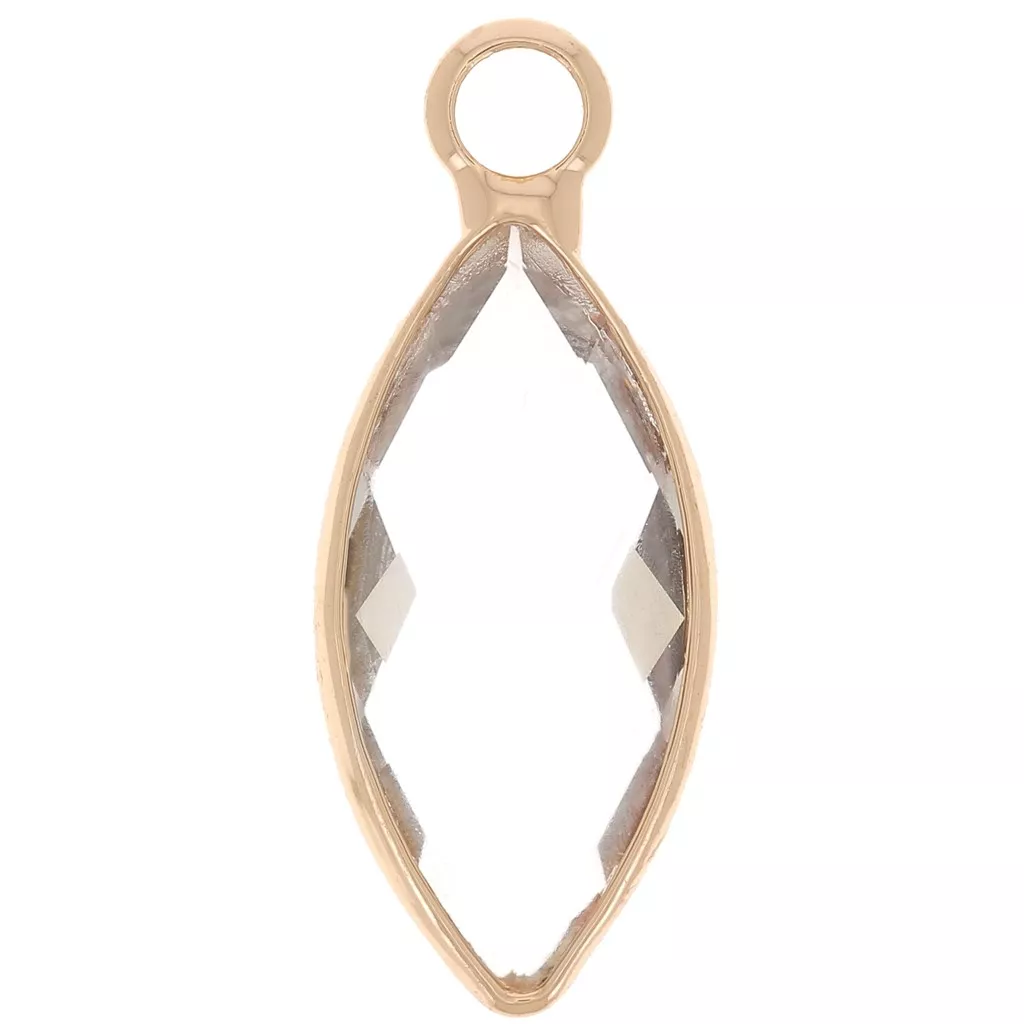 2 Breloques étoile En Verre Transparent Avec Fermoir Argenté - Pour Bracelets DIY, Neuf