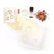 Kit bougie DIY Graine Créative - L'atelier fondants - Bougie Fleuries