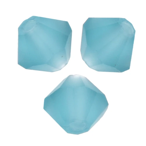 Perles toupies Preciosa - Rondelle Bead 4 mm - Indicolite Matt x30