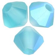 Perles toupies Preciosa - Rondelle Bead 4 mm - Indicolite AB Matt x30|raw }}