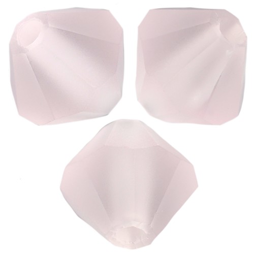 Perles toupies Preciosa - Rondelle Bead 4 mm - Light Rose Matt x30