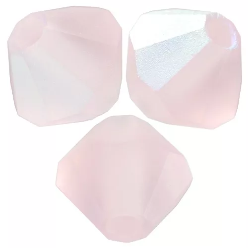 Perles toupies Preciosa - Rondelle Bead 4 mm - Light Rose AB Matt x30