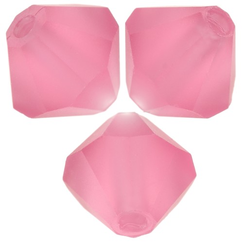 Perles toupies Preciosa - Rondelle Bead 4 mm - Indian Pink Matt x30