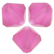 Perles toupies Preciosa - Rondelle Bead 4 mm - Fuchsia Matt x30