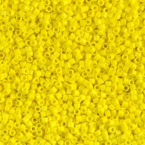 Miyuki Delica 11/0 DB0721 - Opaque Yellow x8g