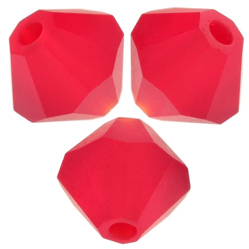 Perles toupies Preciosa - Rondelle Bead 4 mm - Light Siam Matt x30